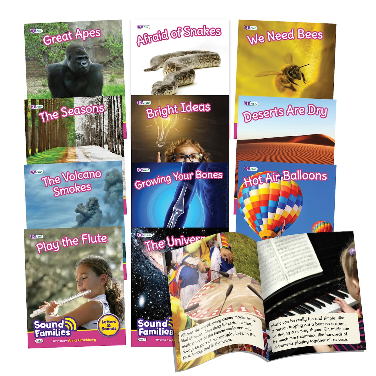 Junior Learning® Decodable Readers Sound Families Long Vowels Non-Fiction Phase 5.5